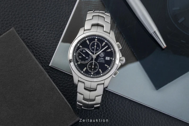 Tag Heuer Link chronograph steel automatic men's watch CJF2110.BA0594 [2602896]