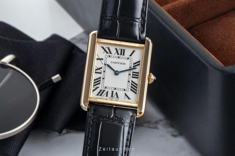 Cartier Tank 18 ct gold quartz unisex W5200004 [2602731]
