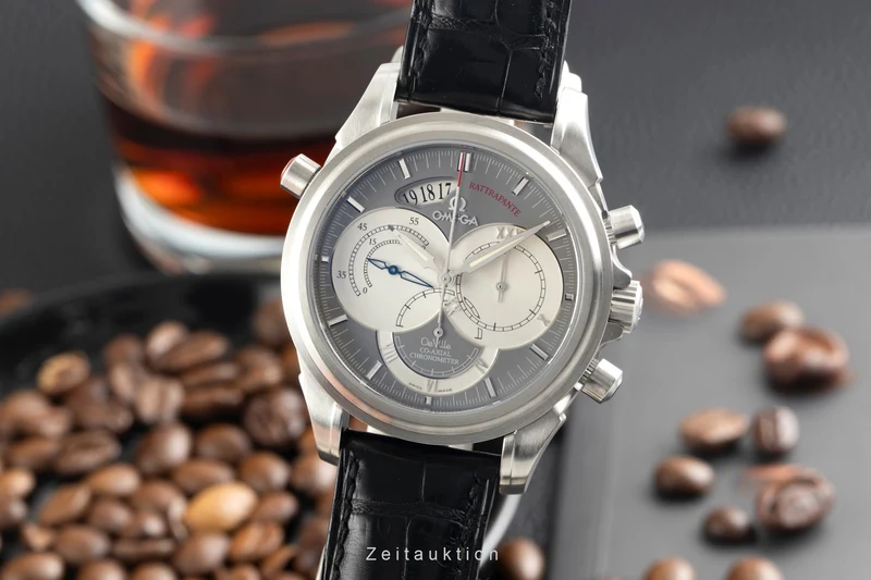 Omega De Ville chronograph steel automatic men's watch 4848.40.31 [2602857]