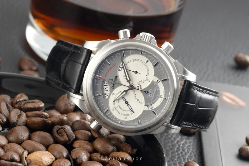 Omega De Ville chronograph steel automatic men's watch 4848.40.31 [2602857]
