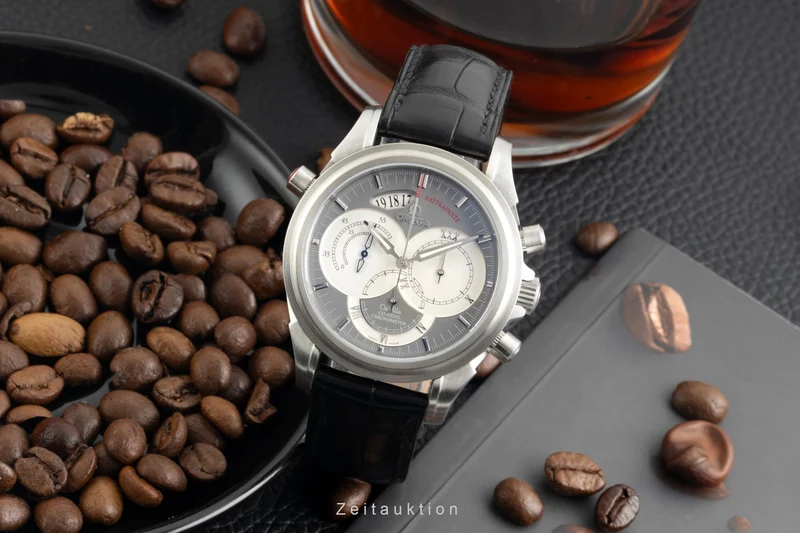 Omega De Ville chronograph steel automatic men's watch 4848.40.31 [2602857]