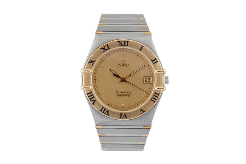 Omega Constellation steel / gold automatic men's watch 368.1075 [2602349]
