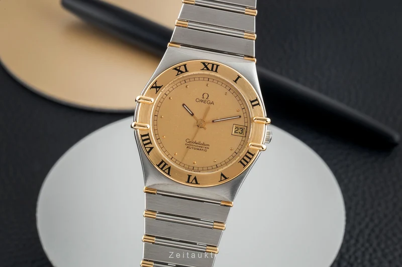 Omega Constellation steel / gold automatic men's watch 368.1075 [2602349]