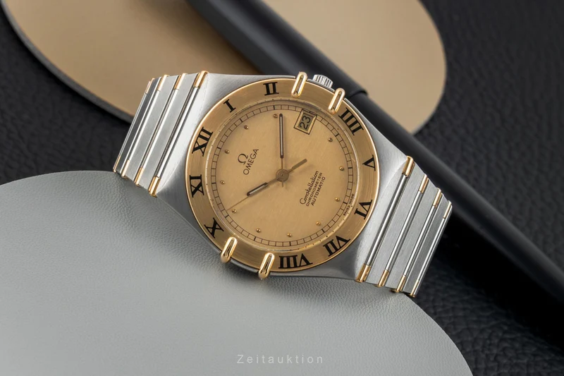 Omega Constellation steel / gold automatic men's watch 368.1075 [2602349]