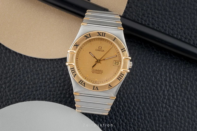 Omega Constellation steel / gold automatic men's watch 368.1075 [2602349]