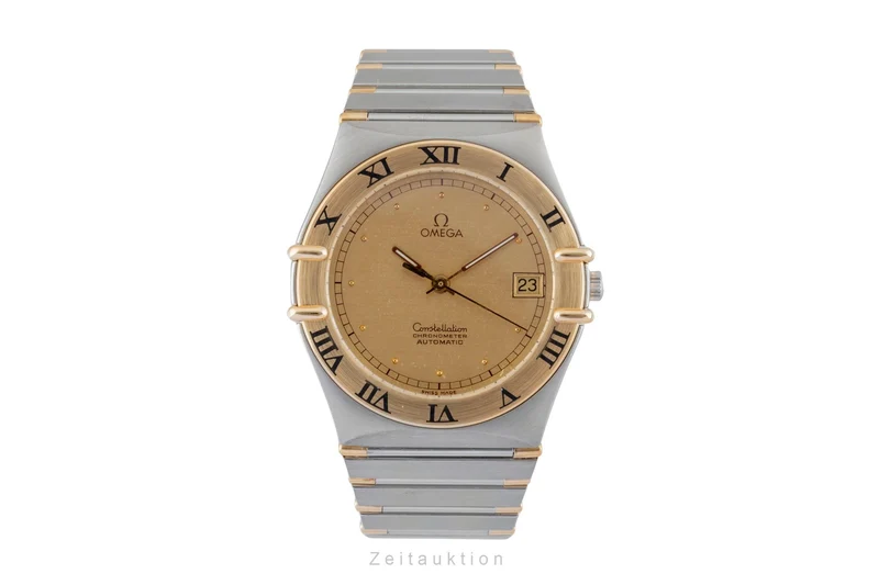 Omega Constellation steel / gold automatic men's watch 368.1075 [2602349]