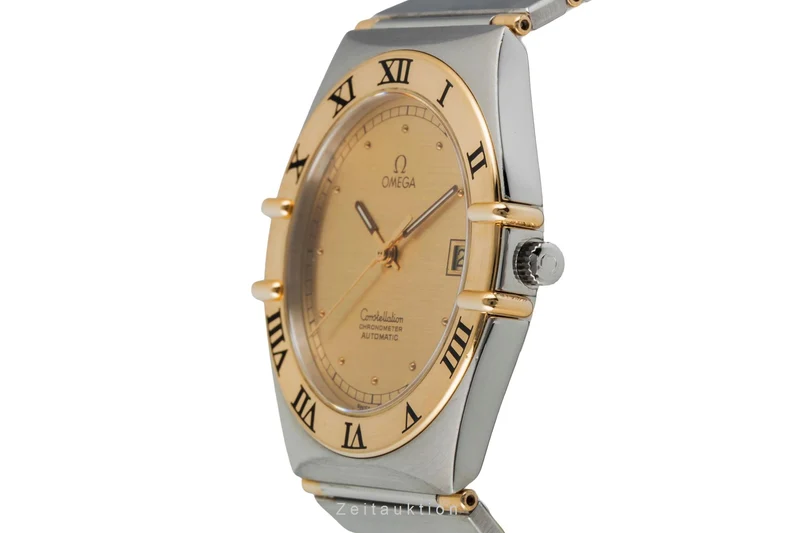 Omega Constellation steel / gold automatic men's watch 368.1075 [2602349]