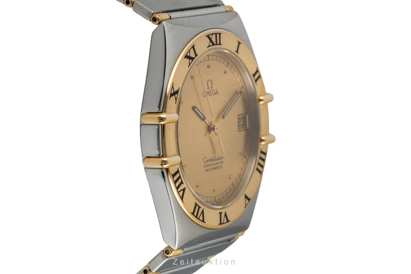 Omega Constellation steel / gold automatic men's watch 368.1075 [2602349]