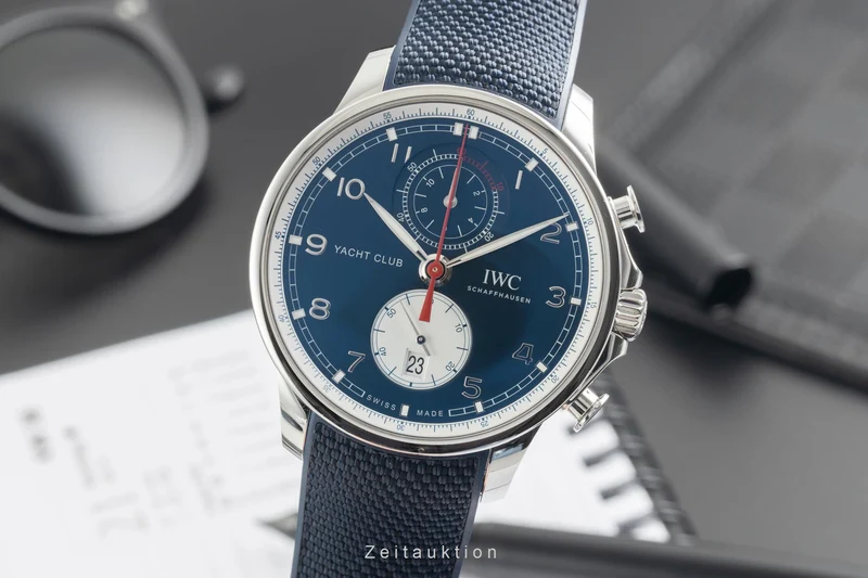 IWC Yachtclub chronograph steel automatic men's watch IW390704 LP: 12900EUR [2602869]
