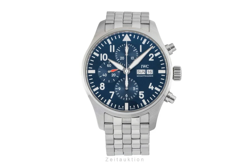 IWC Fliegerchronograph chronograph steel automatic men's watch IW377717 LP: 8800EUR [2602294]