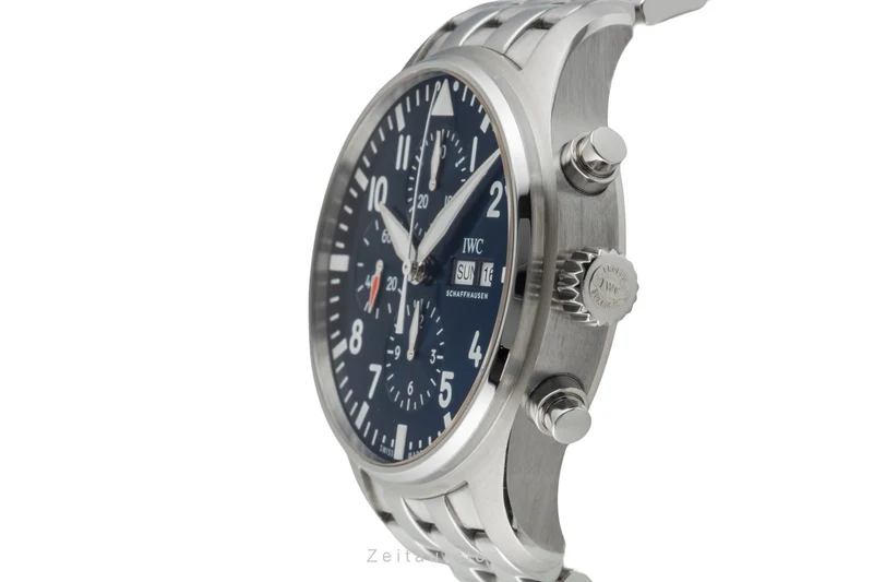 IWC Fliegerchronograph chronograph steel automatic men's watch IW377717 LP: 8800EUR [2602294]