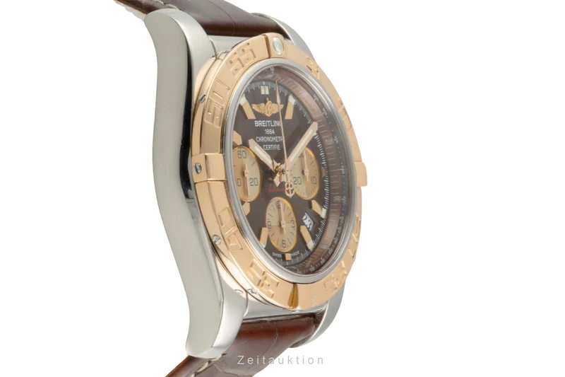Breitling Chronomat 44 chronograph steel / gold automatic men's watch CB0110 [2602425]