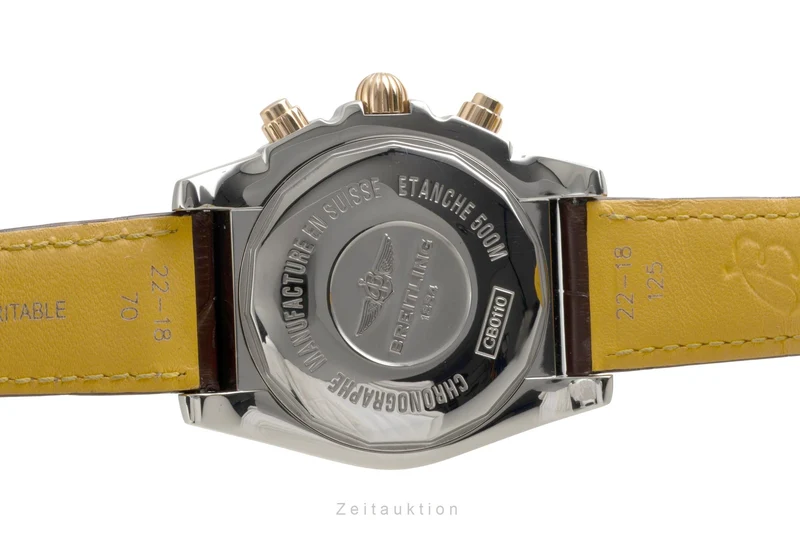 Breitling Chronomat 44 chronograph steel / gold automatic men's watch CB0110 [2602425]