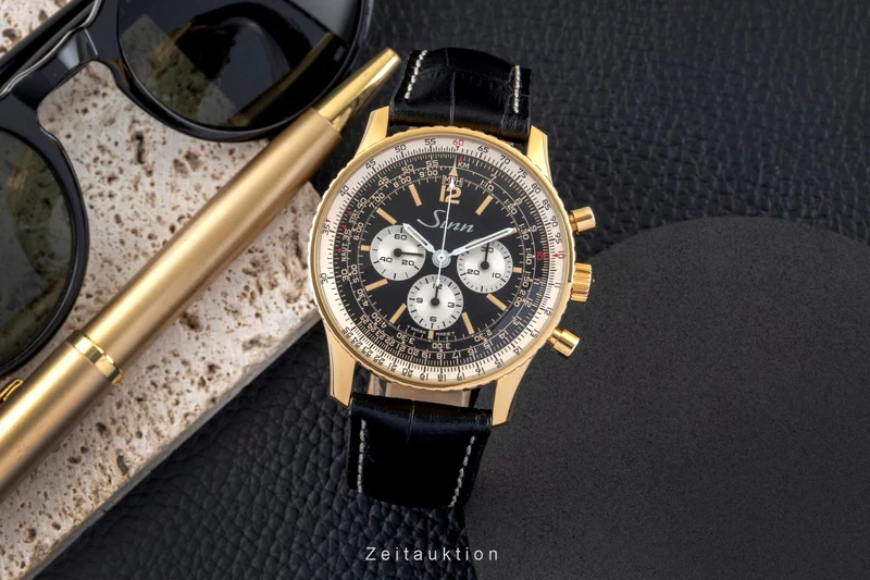 Sinn 903 PL chronograph gilt / steel manual winding men's watch 903 [2602700]