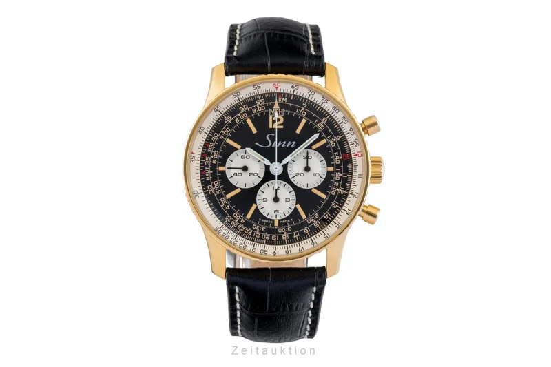 Sinn 903 PL chronograph gilt / steel manual winding men's watch 903 [2602700]