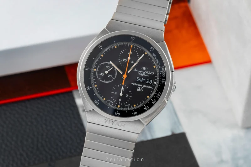 IWC Porsche Design chronograph titanium automatic men's watch IW3702 [2602610]