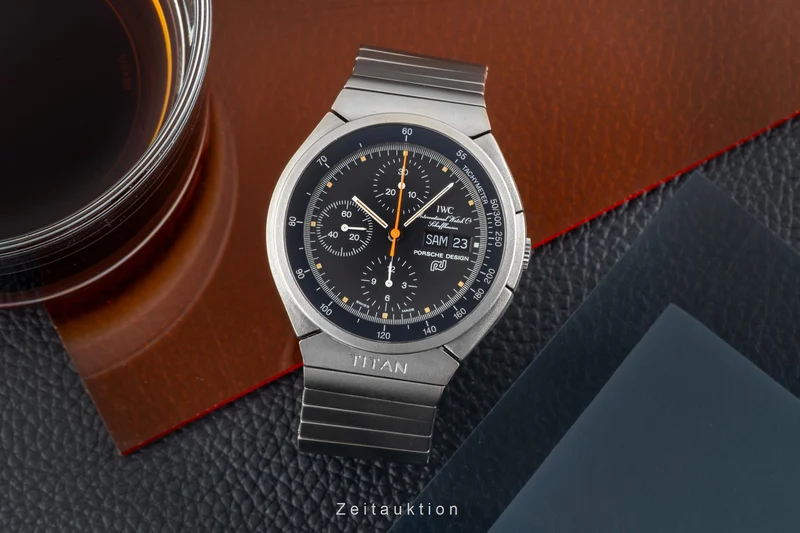 IWC Porsche Design chronograph titanium automatic men's watch IW3702 [2602610]