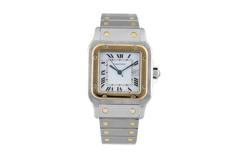 Cartier Santos steel / gold automatic men's watch 81036288 [2602214]