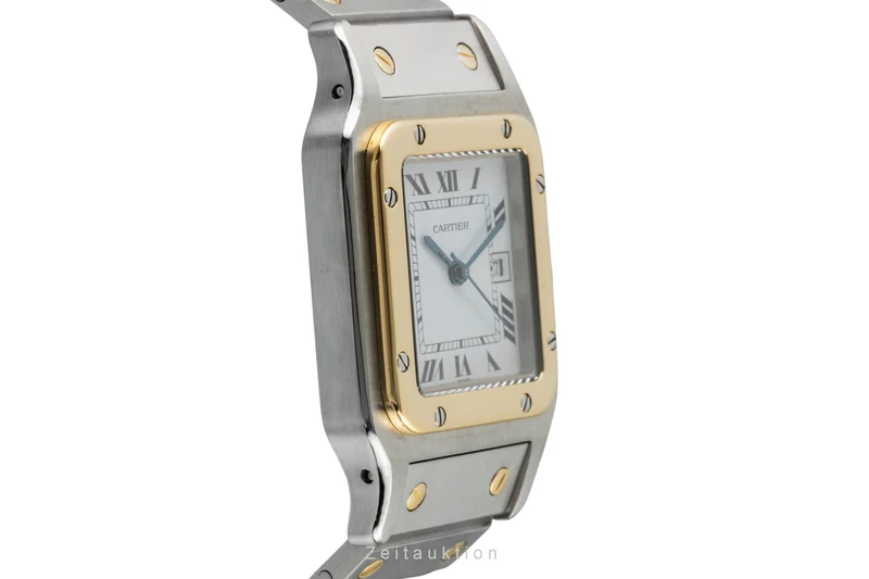 Cartier Santos steel / gold automatic men's watch 81036288 [2602214]