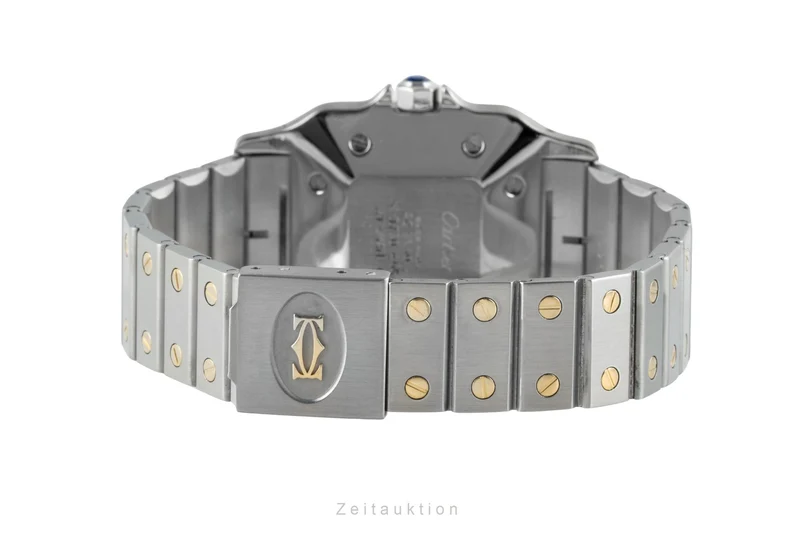 Cartier Santos steel / gold automatic men's watch 81036288 [2602214]
