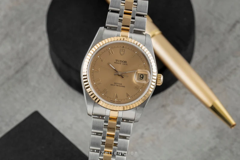 Tudor Prince Date steel / gold automatic men's watch 74033 [2603091]