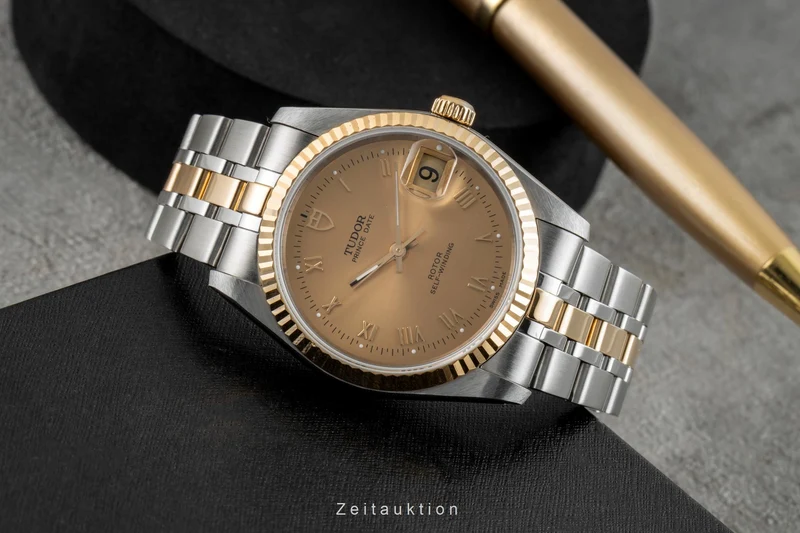 Tudor Prince Date steel / gold automatic men's watch 74033 [2603091]