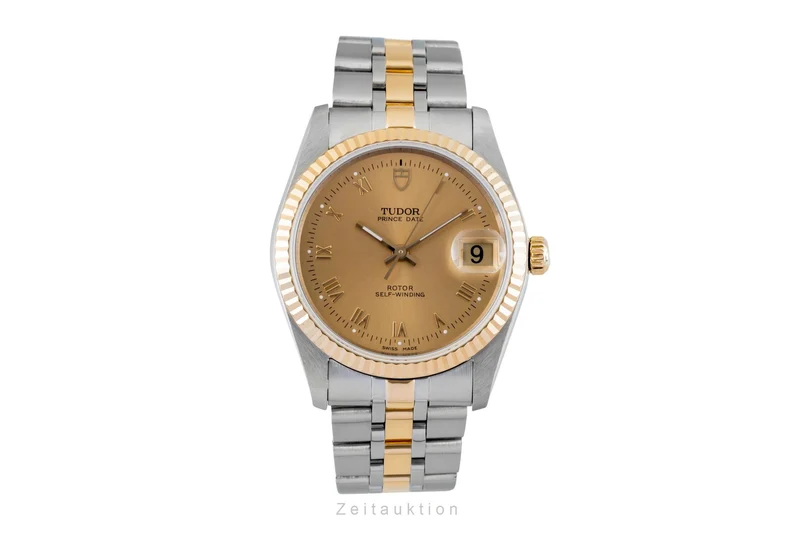 Tudor Prince Date steel / gold automatic men's watch 74033 [2603091]