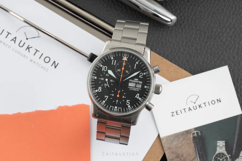 Fortis Flieger Chronograph chronograph steel automatic men's watch 597.10.141 [2603117]