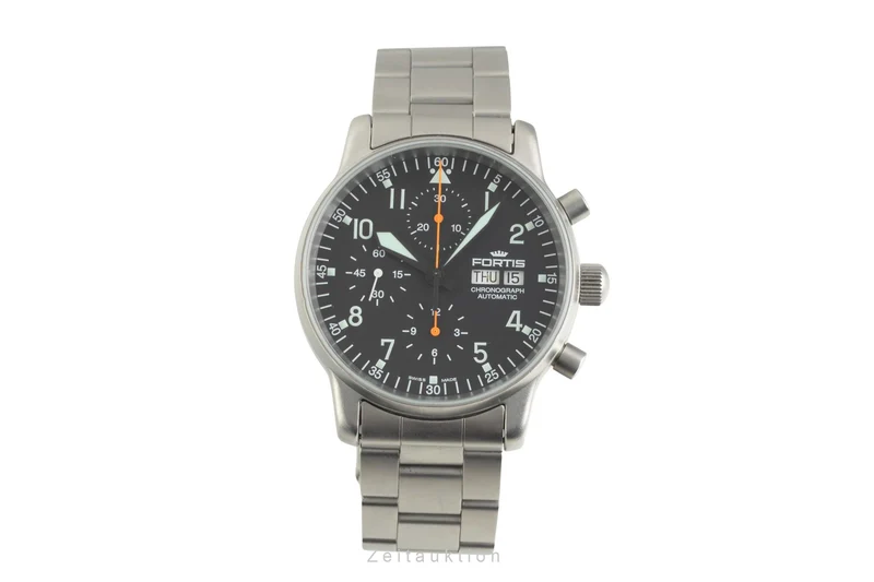 Fortis Flieger Chronograph chronograph steel automatic men's watch 597.10.141 [2603117]
