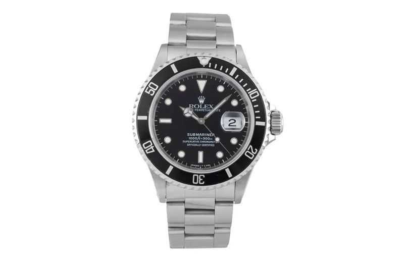 Rolex Submariner steel automatic men's watch 16610 [2603176]