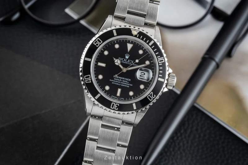 Rolex Submariner steel automatic men's watch 16610 [2603176]