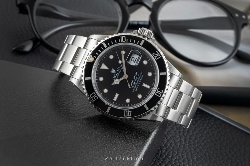 Rolex Submariner steel automatic men's watch 16610 [2603176]