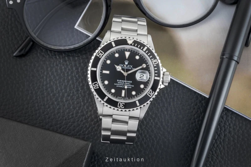 Rolex Submariner steel automatic men's watch 16610 [2603176]