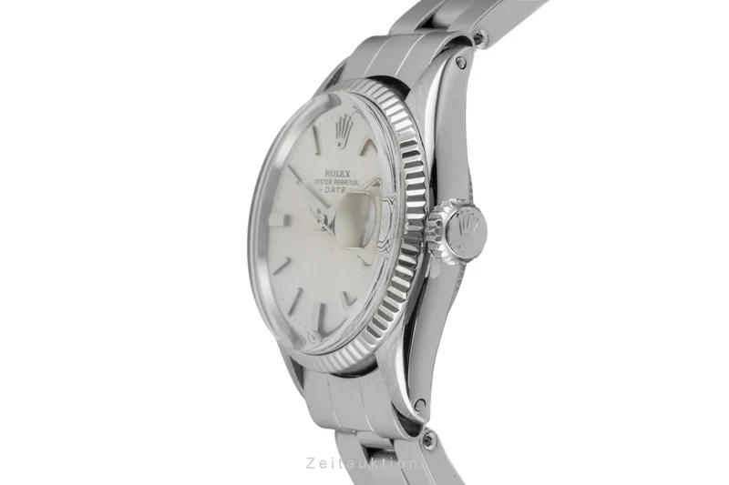 Rolex Lady Date steel / white gold automatic women's watch 6517 Vintage [2601373]