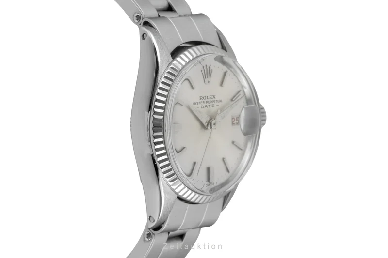 Rolex Lady Date steel / white gold automatic women's watch 6517 Vintage [2601373]