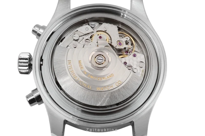 IWC Fliegerchronograph chronograph Steel / rubber automatic men's watch IW377710 LP: 9000EUR [2602709]