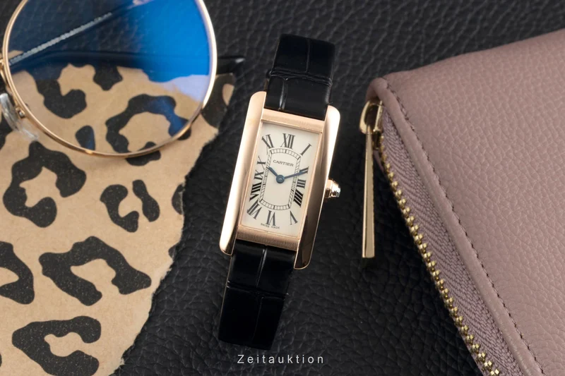Cartier Tank Américaine 18 ct red gold quartz women's watch W2607456 [2602936]