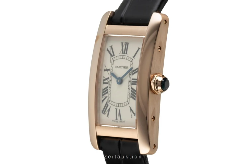 Cartier Tank Américaine 18 ct red gold quartz women's watch W2607456 [2602936]