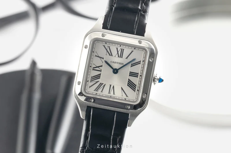Cartier Santos Dumont steel quartz women's watch WSSA0023 [2603064]