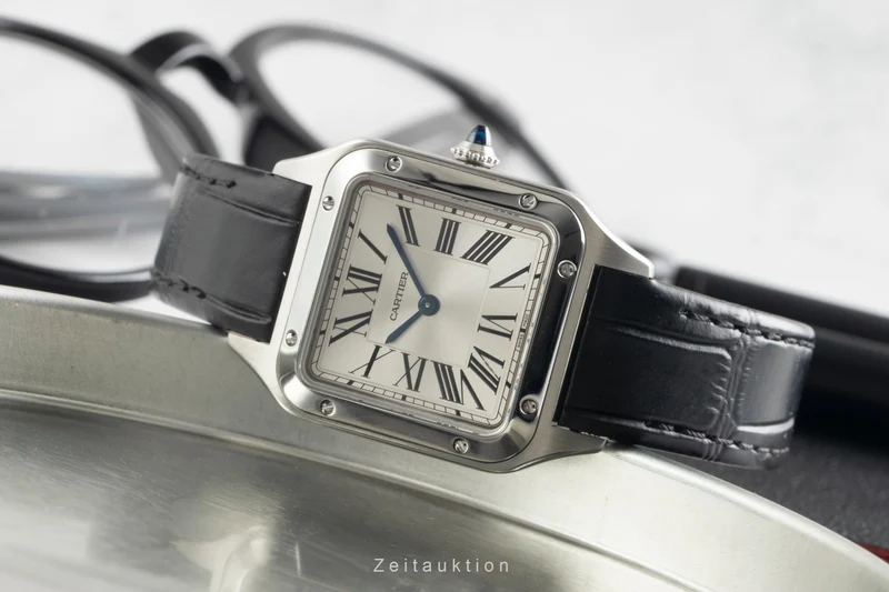 Cartier Santos Dumont steel quartz women's watch WSSA0023 [2603064]