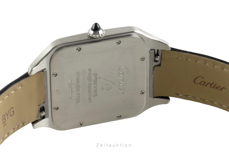 Cartier Santos Dumont steel / gold manual winding men's watch W2SA0017 [2602937]
