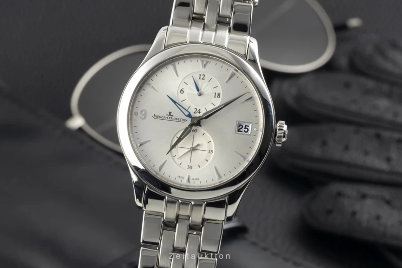 Jaeger LeCoultre Master Hometime steel automatic men's watch Q1628130, 174.8.05.S [2602695]