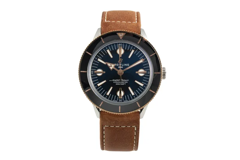 Breitling Superocean Heritage 42 steel / gold automatic men's watch U10370121B1X1 LP: 6150EUR [2602960]
