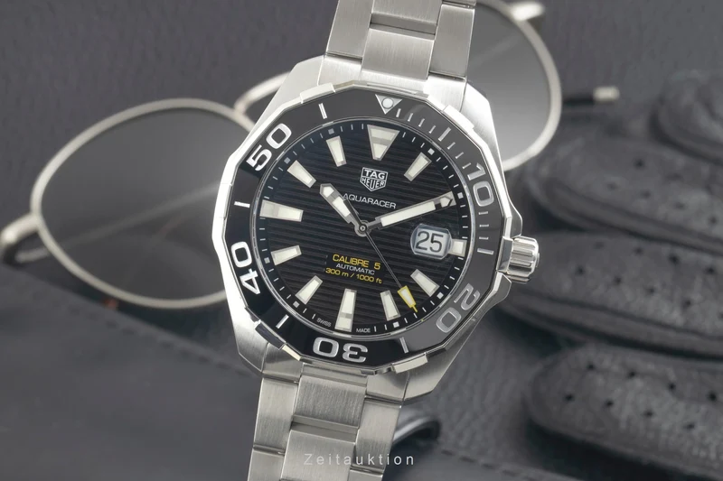 Tag Heuer Aquaracer steel automatic men's watch WAY201A-BA0927 [2602893]