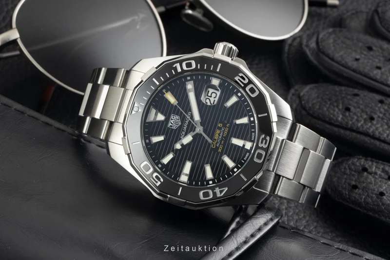 Tag Heuer Aquaracer steel automatic men's watch WAY201A-BA0927 [2602893]