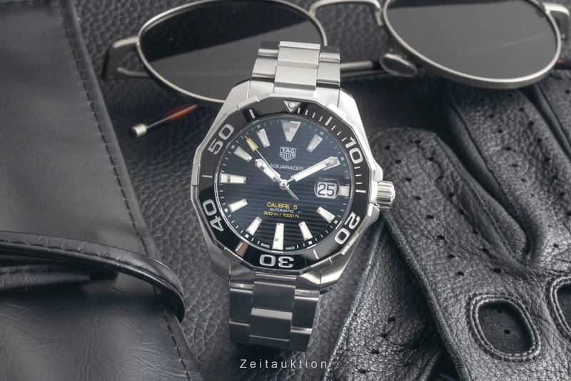 Tag Heuer Aquaracer steel automatic men's watch WAY201A-BA0927 [2602893]