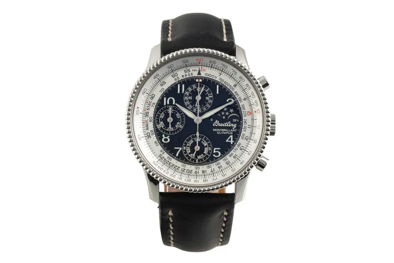 Breitling Montbrillant chronograph steel automatic men's watch A19350 [2603029]