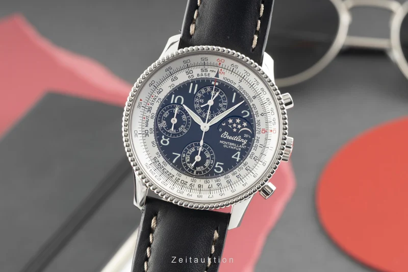 Breitling Montbrillant chronograph steel automatic men's watch A19350 [2603029]