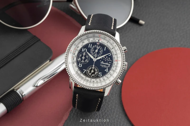 Breitling Montbrillant chronograph steel automatic men's watch A19350 [2603029]