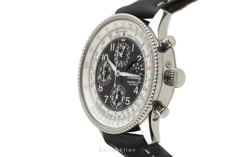 Breitling Montbrillant chronograph steel automatic men's watch A19350 [2603029]